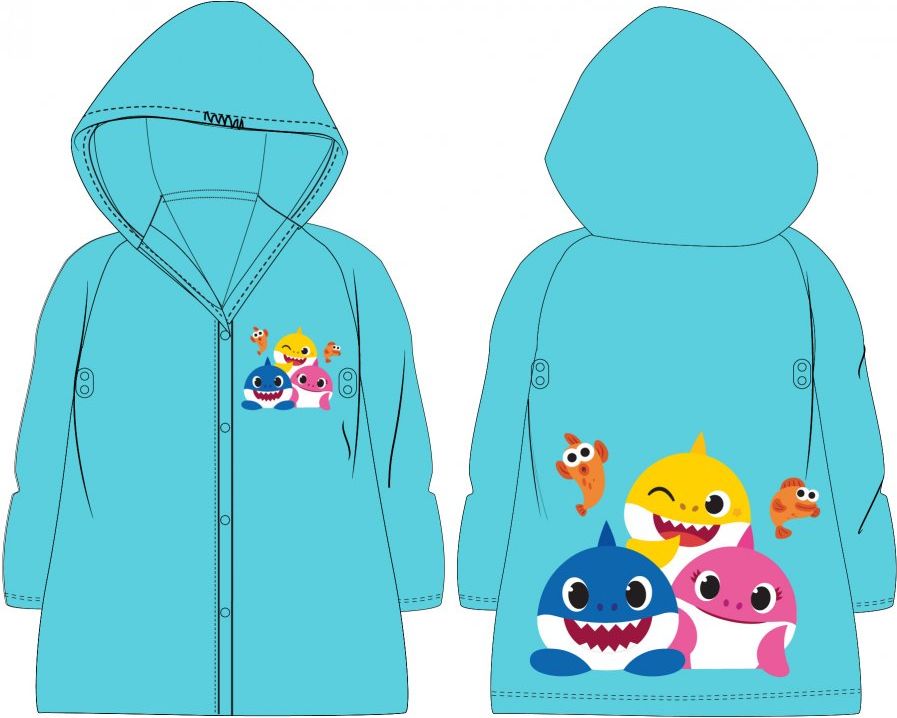 E plus M · Dětská pláštěnka Baby Shark 92 / 98 - obrázek 1