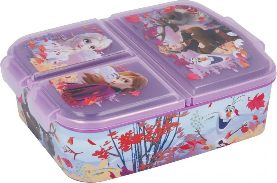 Stor · Dětský multibox na svačinu Ledové království II - Frozen II - se 3 přihrádkami - obrázek 2