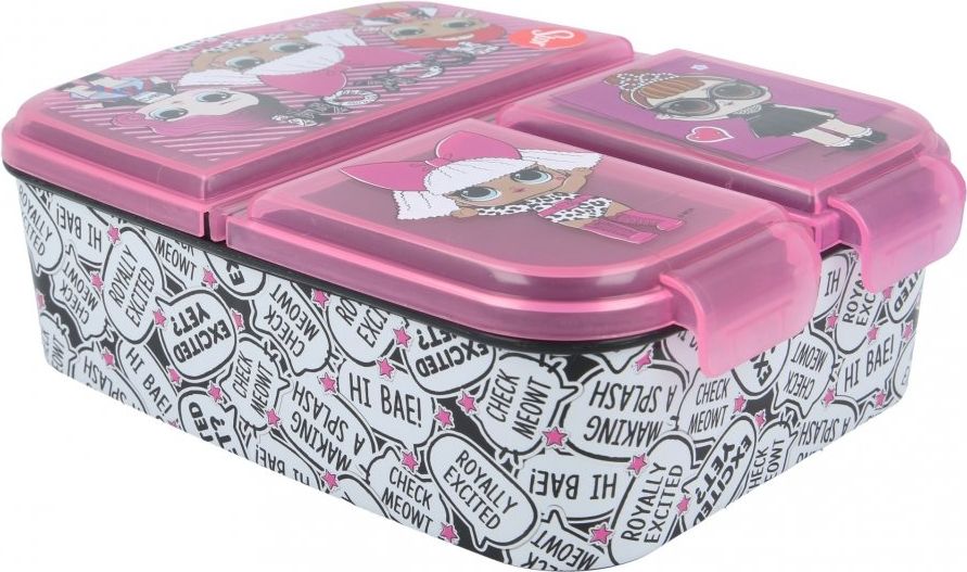 Stor · Multibox na svačinu L.O.L. Surprise se 3 přihrádkami - obrázek 3