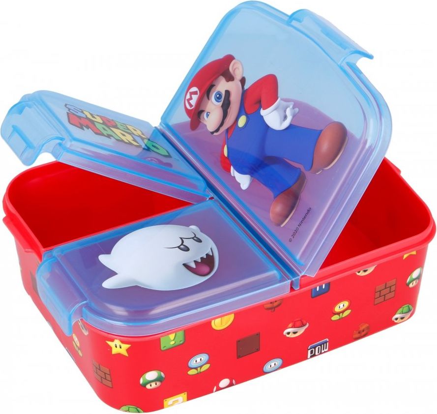 Stor · Multibox na svačinu Super Mario se 3 přihrádkami - obrázek 1
