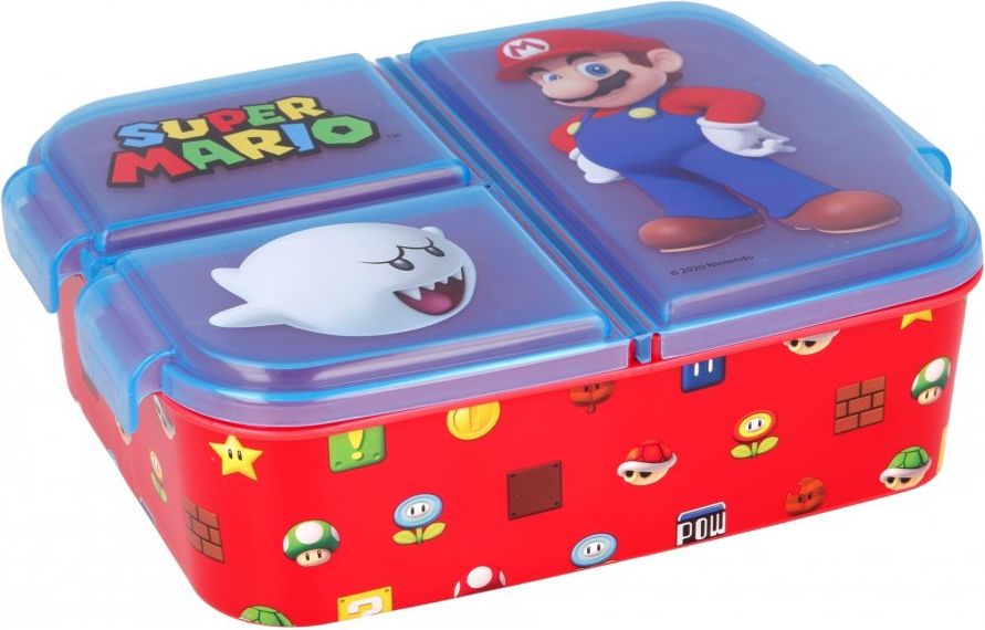 Stor · Multibox na svačinu Super Mario se 3 přihrádkami - obrázek 2
