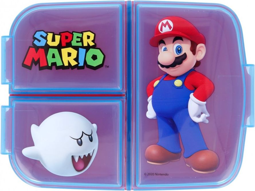 Stor · Multibox na svačinu Super Mario se 3 přihrádkami - obrázek 3