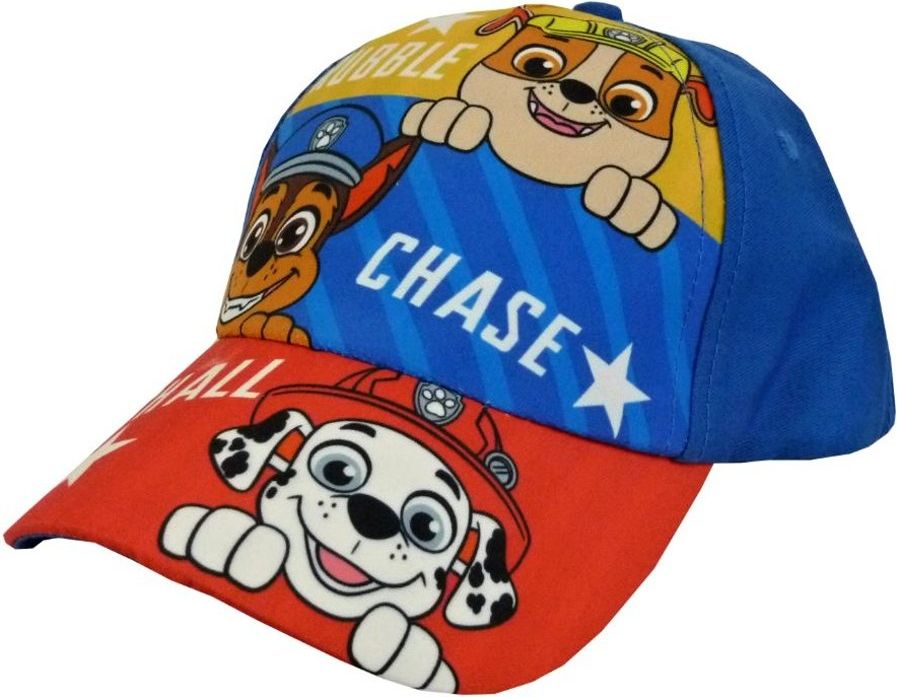 E plus M · Dětská / chlapecká kšiltovka Tlapková patrola - Paw Patrol - motiv Rubble, Chase a Marshall 54 - obrázek 1