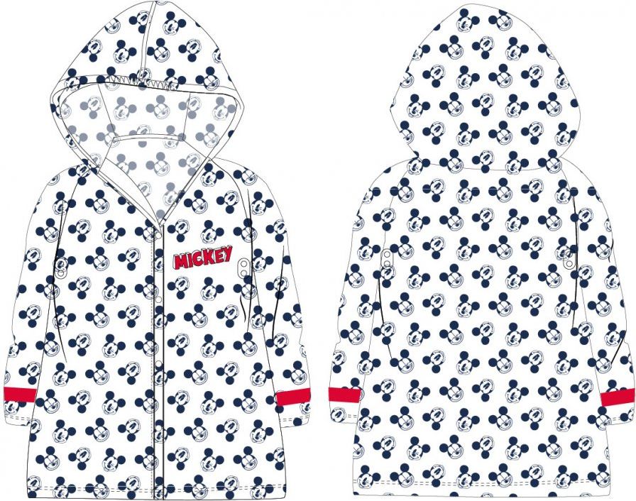 E plus M · Dětská transparentní pláštěnka Mickey Mouse - Disney 110 / 116 - obrázek 1