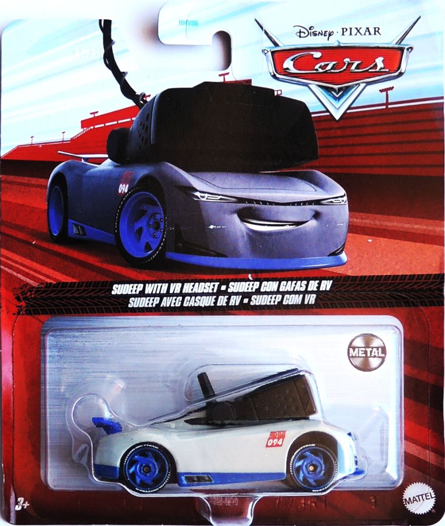 Mattel CARS (Auta) - Sudeep with VR Headset - obrázek 1