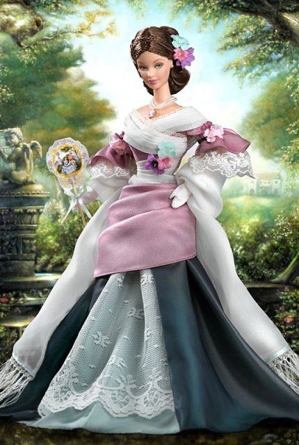 Mattel BARBIE Mademoiselle Isabelle - Portrait Collection (rok 2001) - mírně poškozený obal - obrázek 3