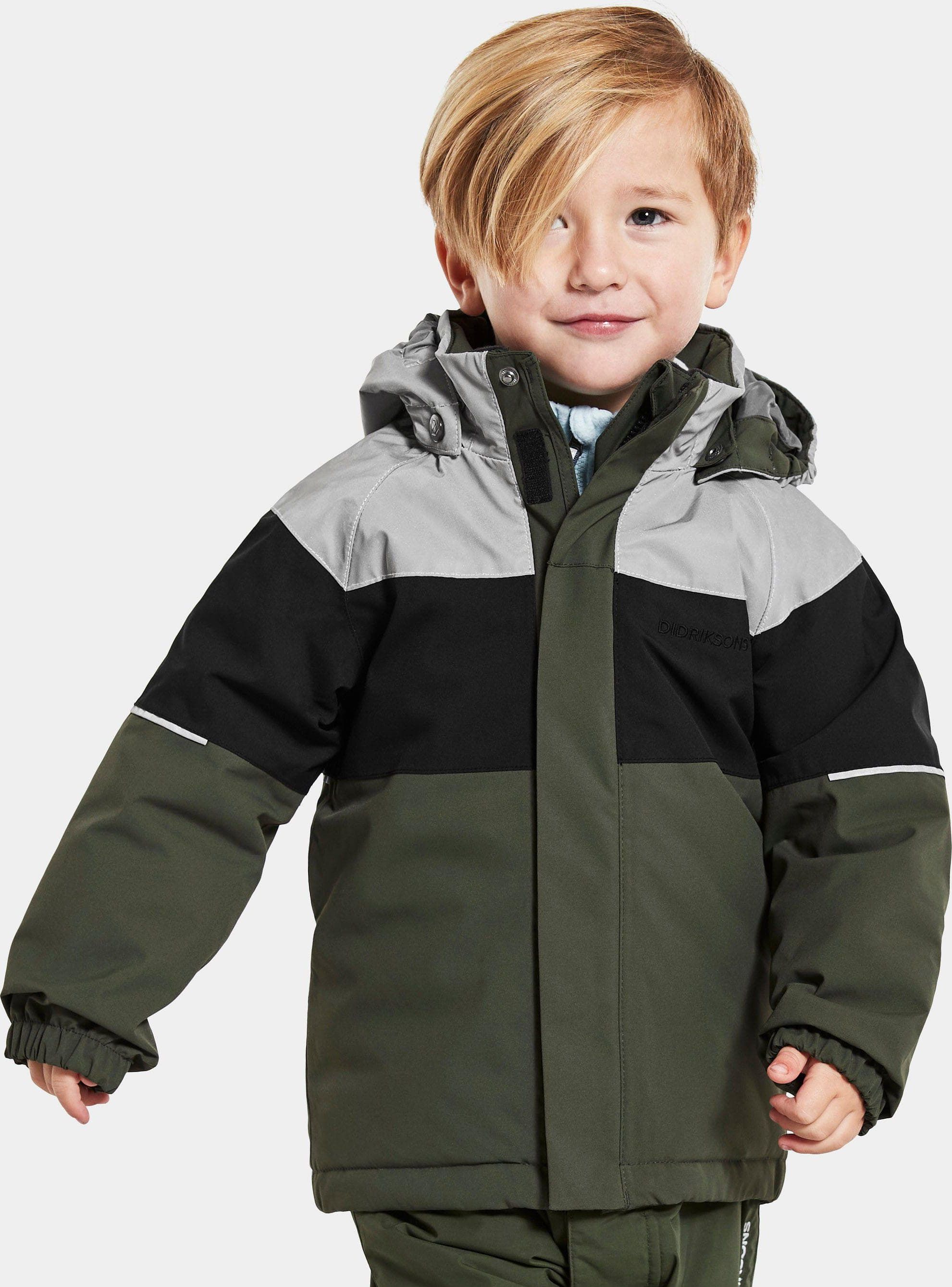 Dětská zimní bunda Didriksons Lux Deep Green Velikost: 80 - obrázek 1
