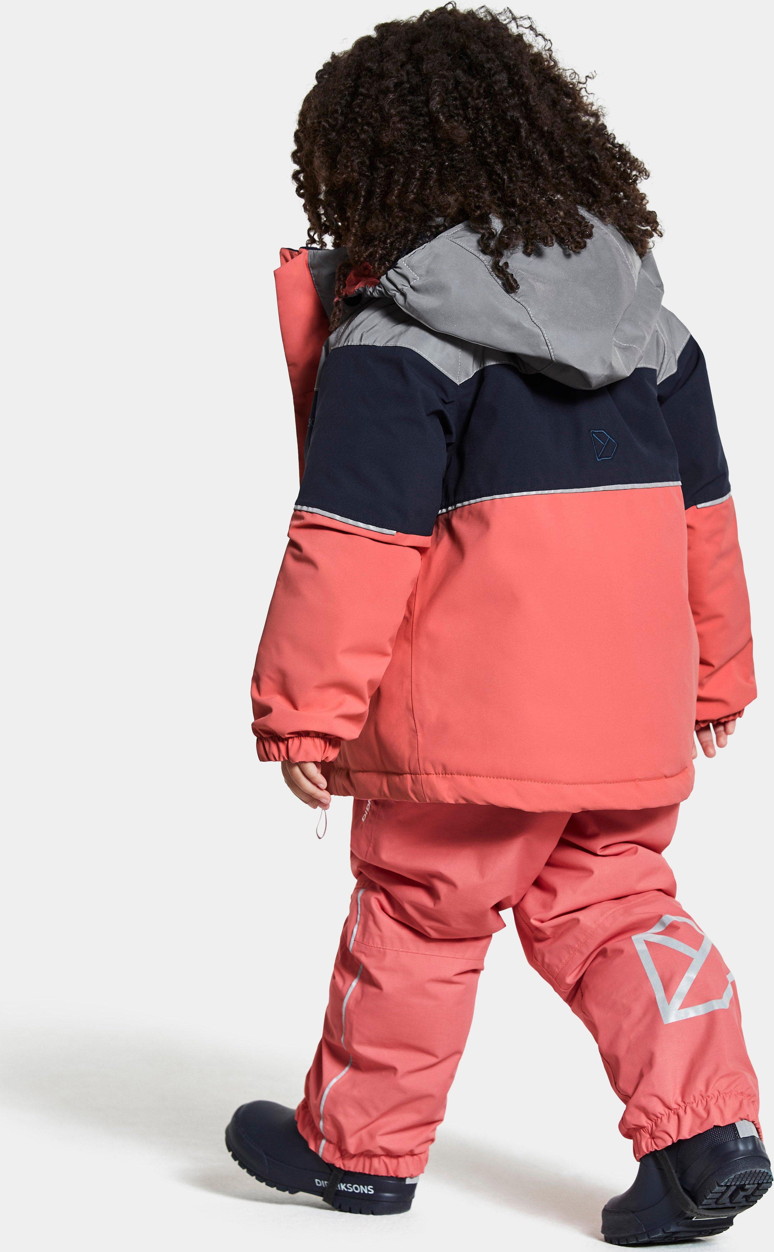 Dětská zimní bunda Didriksons Lux Peach Rose Velikost: 80 - obrázek 4