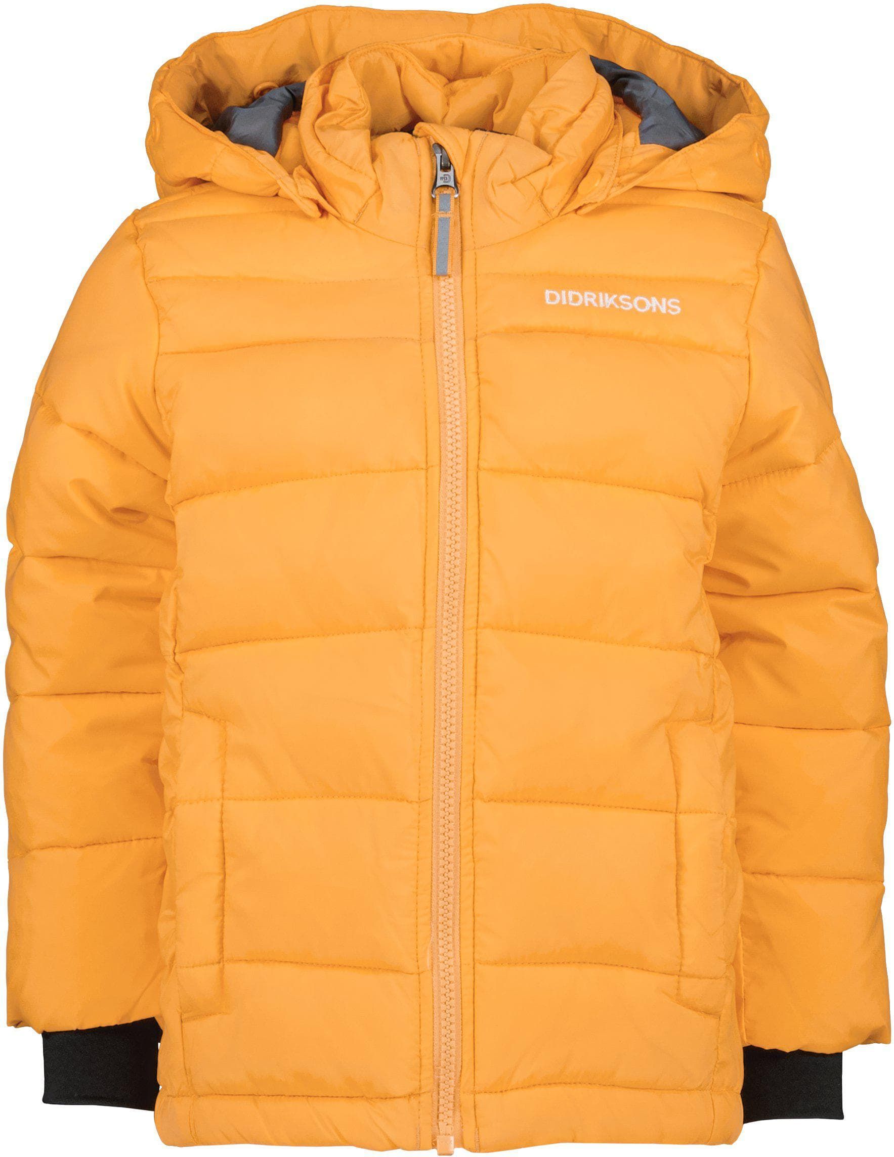 Dětská prošívaná zimní bunda Didriksons Rodi Fire Yellow Velikost: 90 - obrázek 4