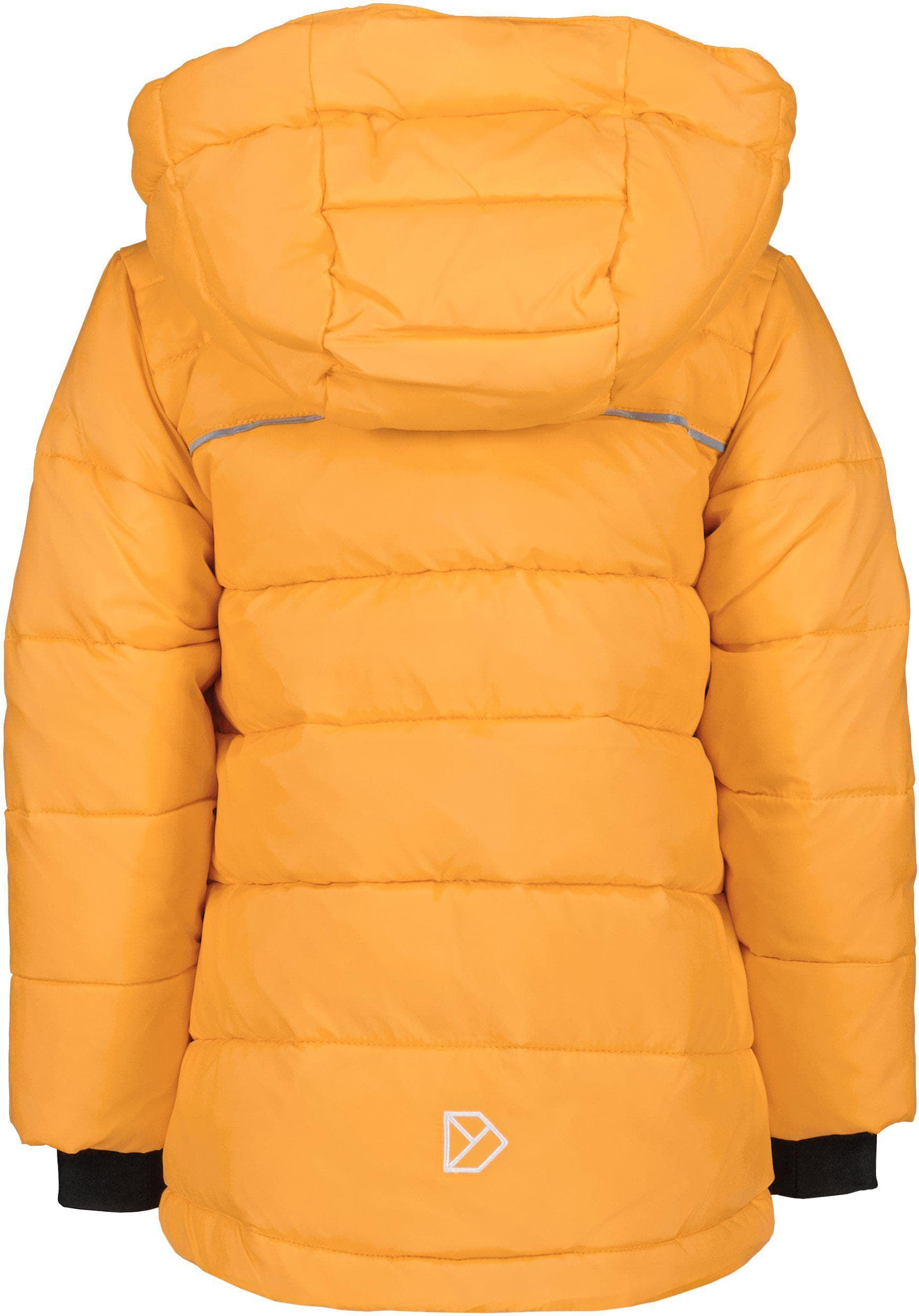 Dětská prošívaná zimní bunda Didriksons Rodi Fire Yellow Velikost: 90 - obrázek 5