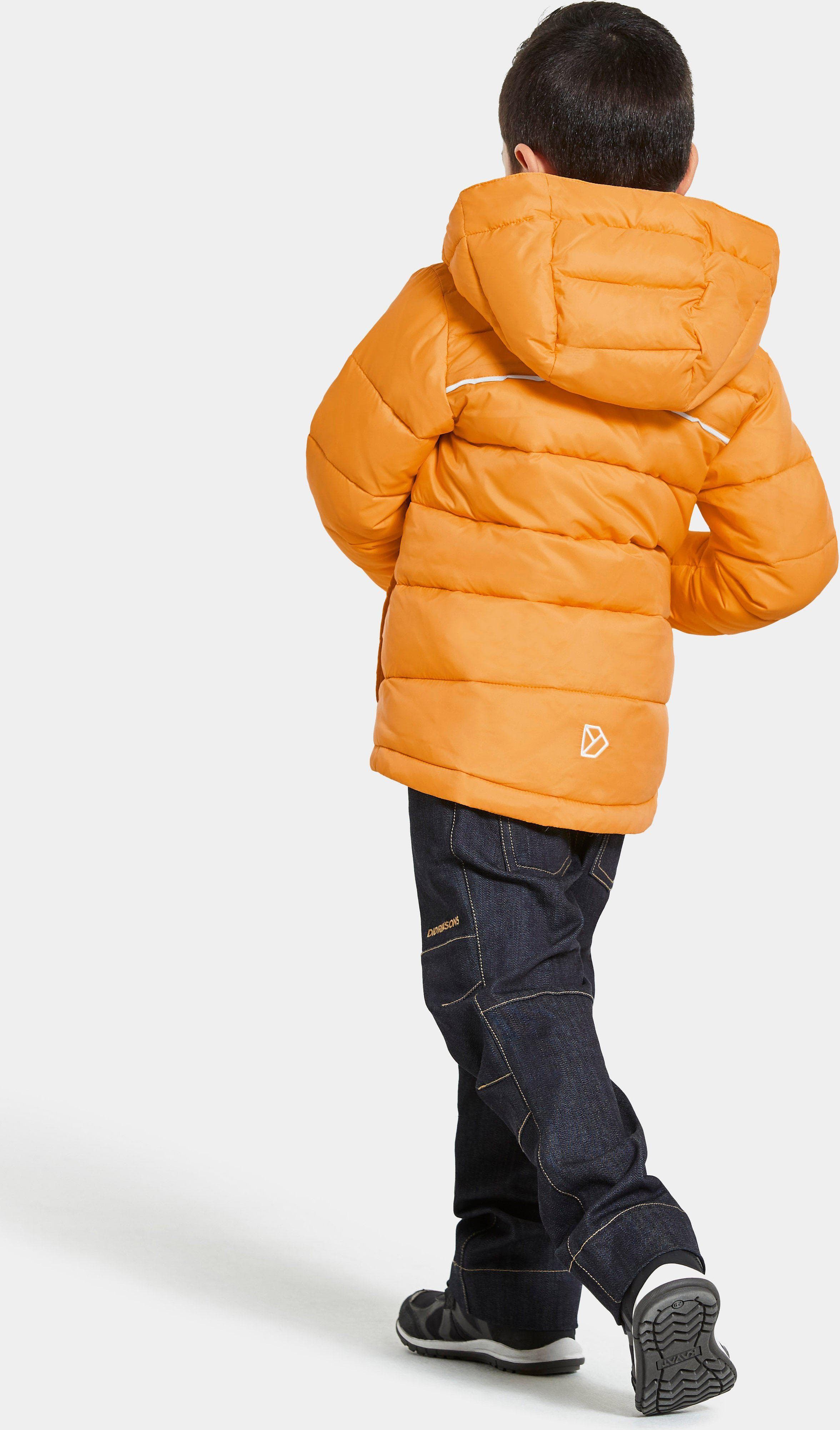 Dětská prošívaná zimní bunda Didriksons Rodi Fire Yellow Velikost: 90 - obrázek 7