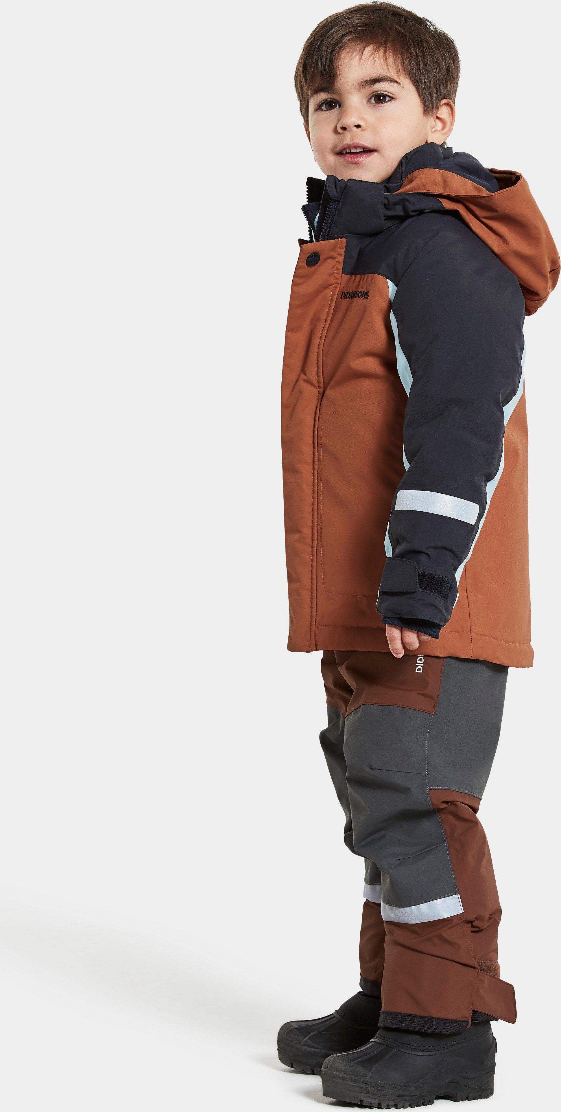 Dětská zimní bunda Didriksons Neptun Acorn Brown Velikost: 90 - obrázek 4