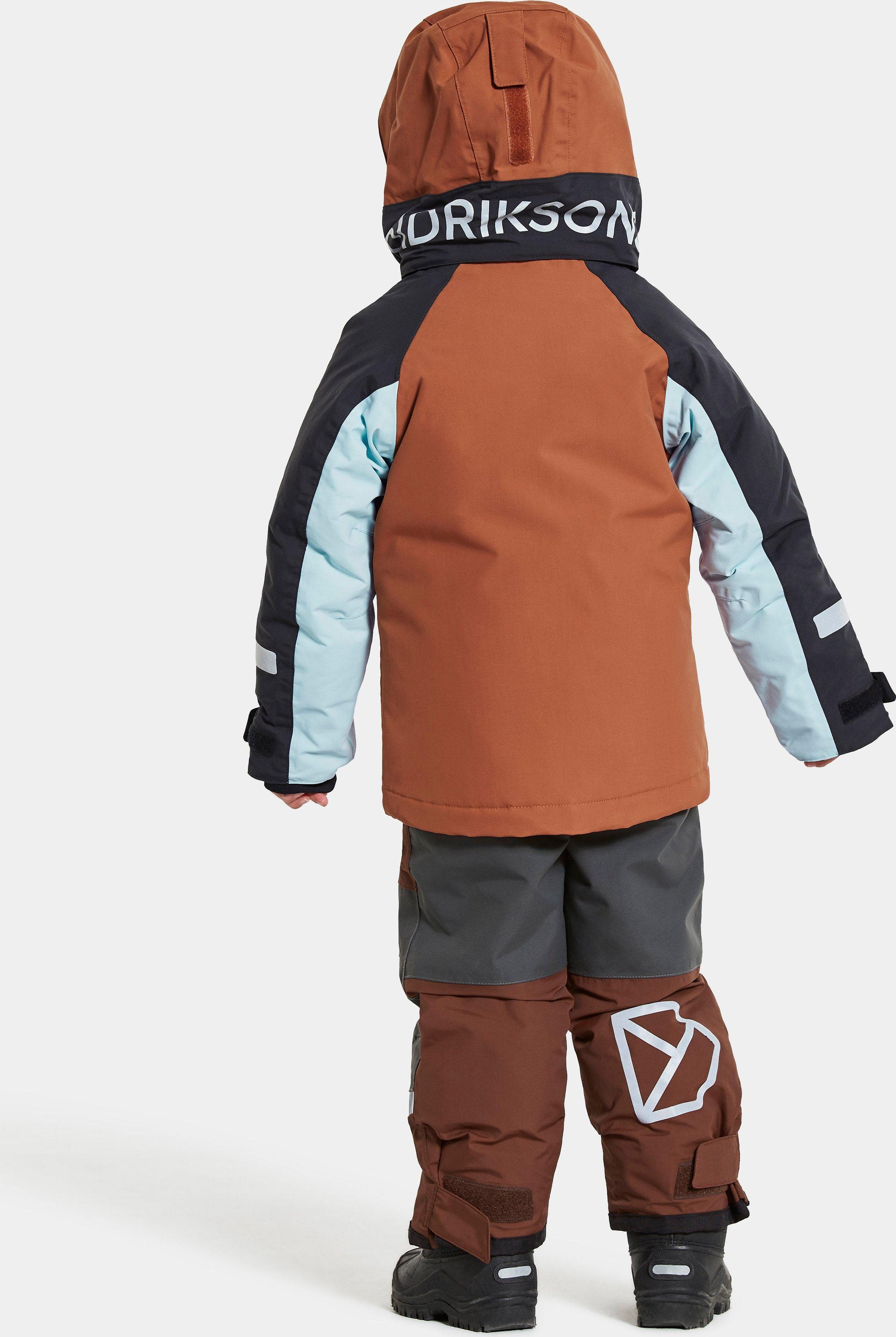 Dětská zimní bunda Didriksons Neptun Acorn Brown Velikost: 90 - obrázek 5