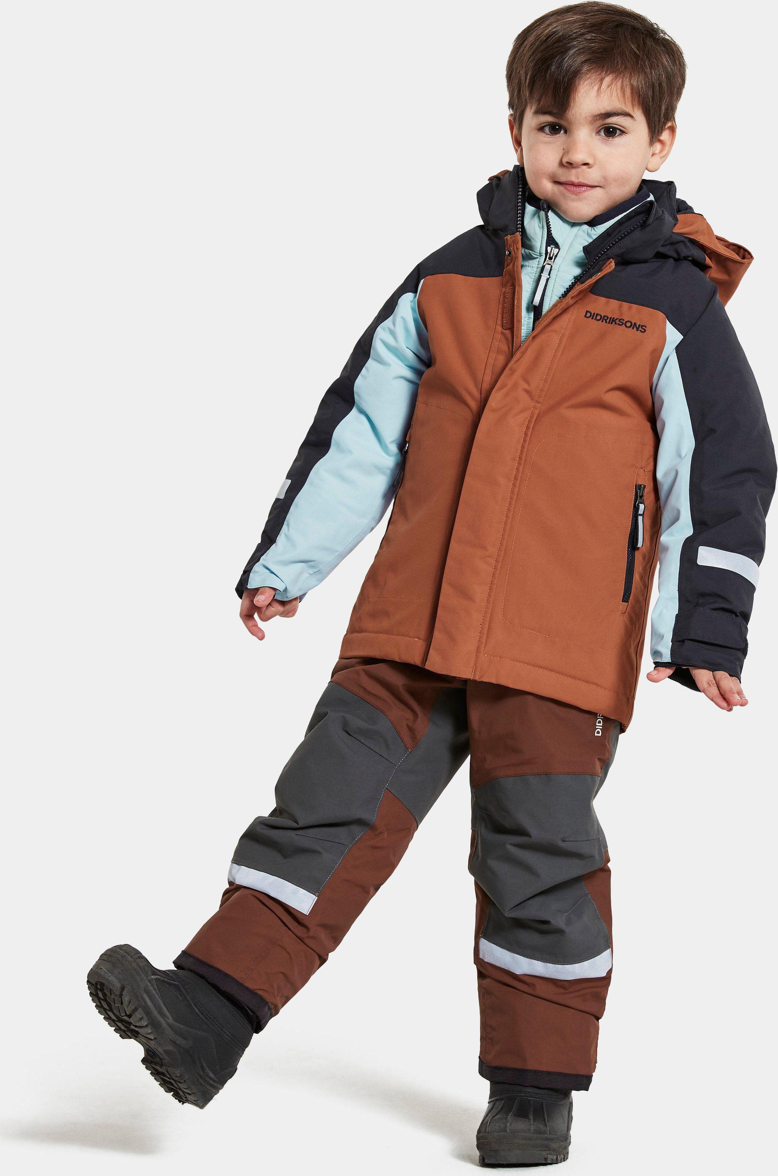 Dětská zimní bunda Didriksons Neptun Acorn Brown Velikost: 90 - obrázek 6