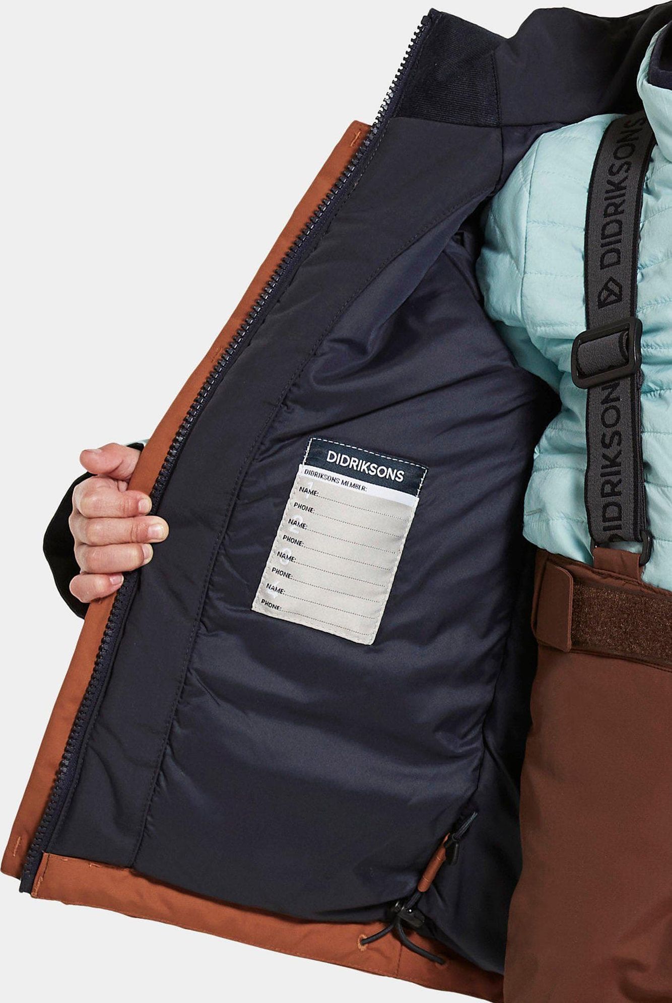 Dětská zimní bunda Didriksons Neptun Acorn Brown Velikost: 90 - obrázek 8