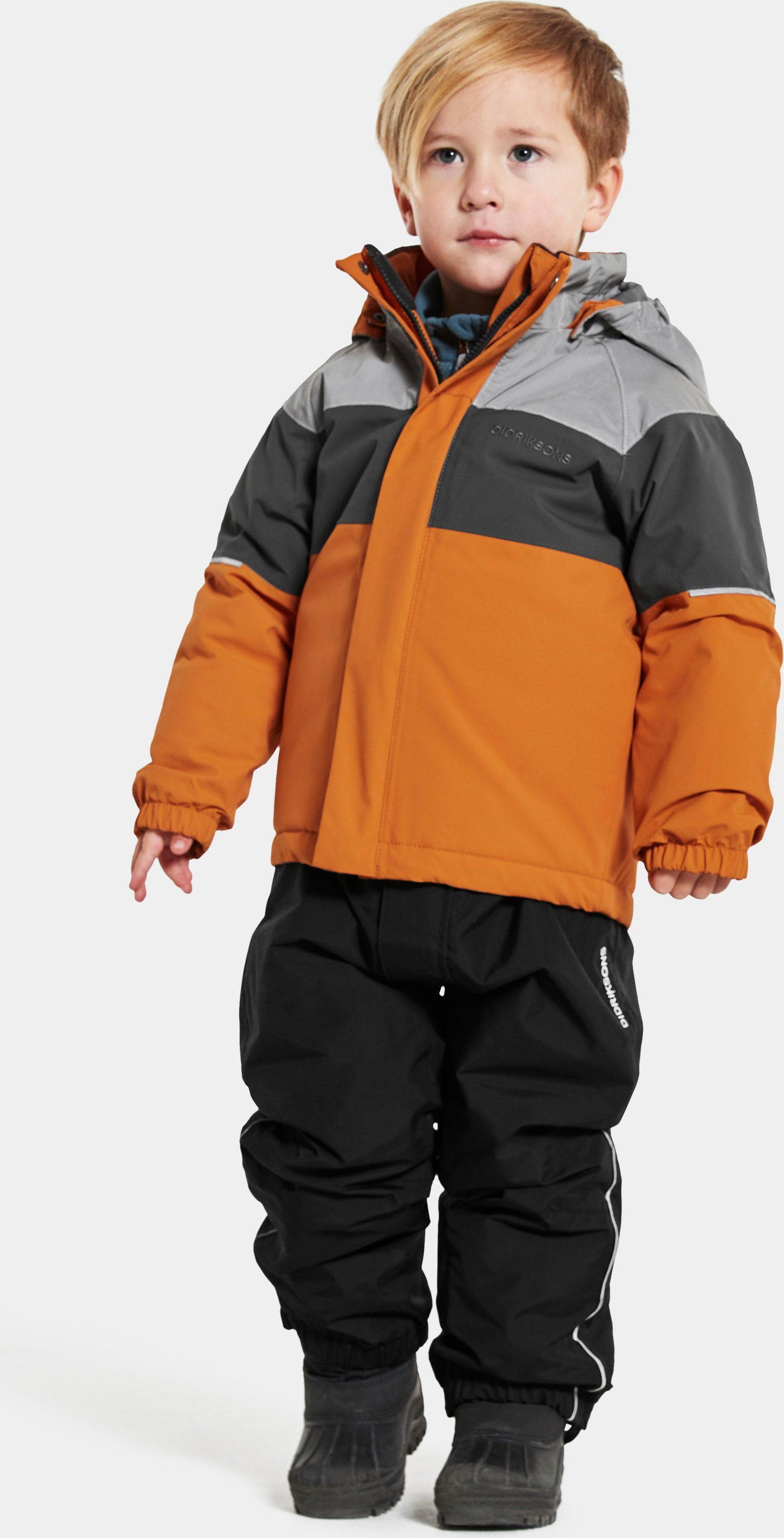 Dětská zimní bunda Didriksons Lux Burnt Glow Velikost: 90 - obrázek 4