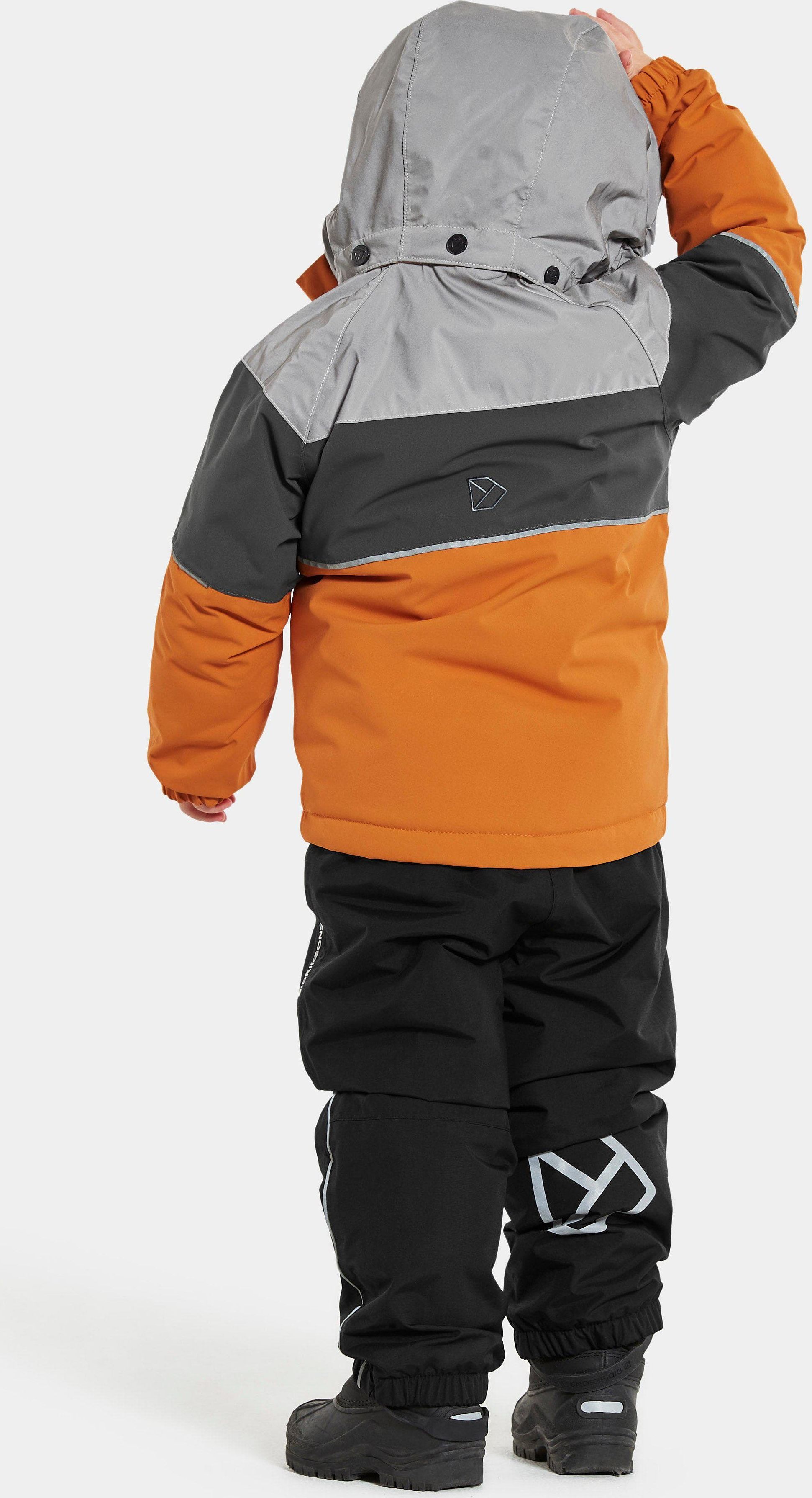 Dětská zimní bunda Didriksons Lux Burnt Glow Velikost: 90 - obrázek 7