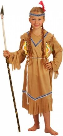 Dětský kostým indiánka s čelenkou (M) - obrázek 1