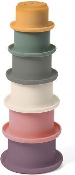 Edukační silikonová hračka do koupele Baby Ono Cupe into cup, Dle obrázku - obrázek 1