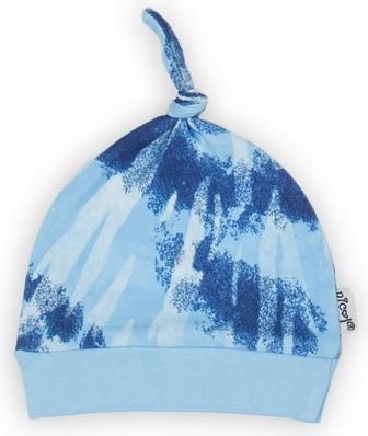 Kojenecká bavlněná čepička Nicol Tomi modrá, Modrá, 56 (0-3m) - obrázek 1