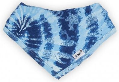 Kojenecký bavlněný šátek na krk Nicol Tomi modrá, Modrá, Univerzální - obrázek 1