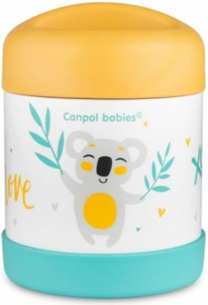 Canpol Babies Termo nádoba na potraviny 300 ml - Exotic, žlutá - obrázek 1