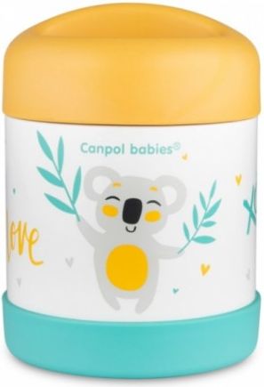 Canpol Babies Termo nádoba na potraviny 300 ml - Exotic, žlutá - obrázek 1