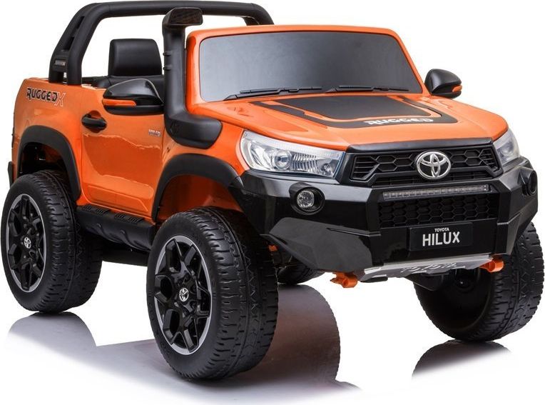 Elektrické autíčko Toyota Hilux  - lakovaná oranžová - obrázek 1