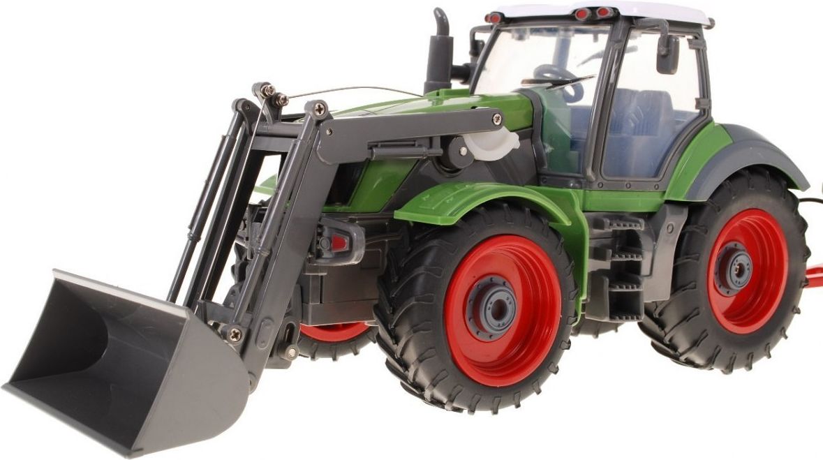 RC traktor se zeleným přívěsem 1:28 27MHz - obrázek 4