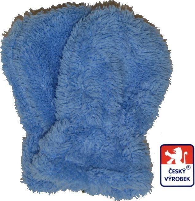 Dětské/kojenecké rukavičky Lama, modré vel.0 - obrázek 1
