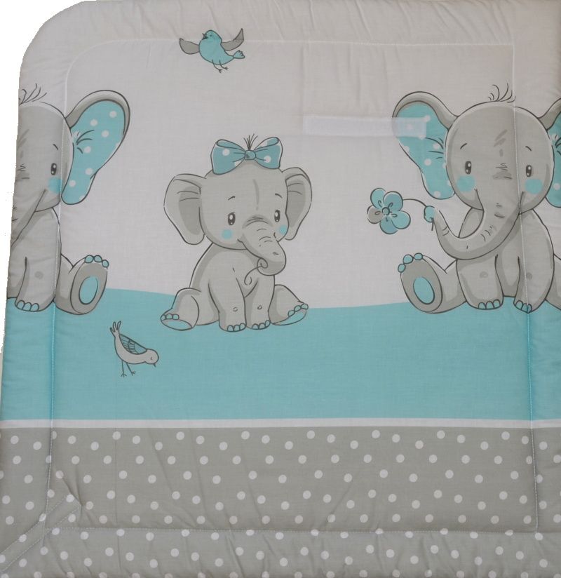Kojenecká rychlozavinovačka Dětský svět Jumbo modrá 90x90cm - obrázek 3