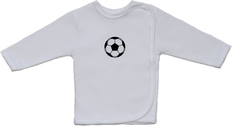 Kojenecká košilka Gama s potiskem menšího fotbalového míče velikost 52 - obrázek 1