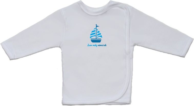 Košilka pro miminko, Gama, menší Jsem malý námořník velikost 52 - obrázek 1