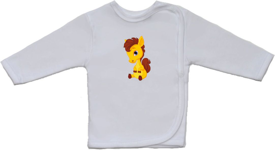 Novorozenecká košilka Gama, větší, sedící koník vel.52 - obrázek 1