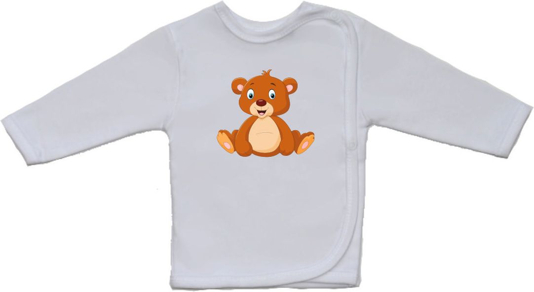 Novorozenecká košilka Gama, větší, sedící medvídek vel.52 - obrázek 1