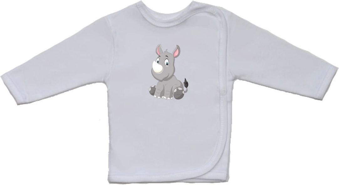 Novorozenecká košilka Gama, větší, sedící nosorožec vel.52 - obrázek 1