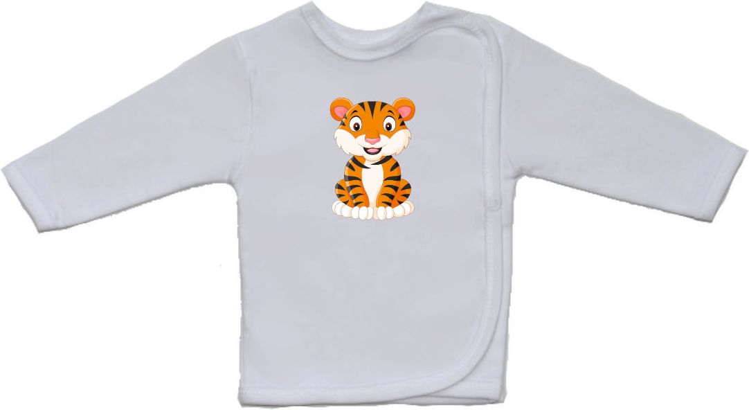 Novorozenecká košilka Gama, větší, sedící tygr vel.52 - obrázek 1