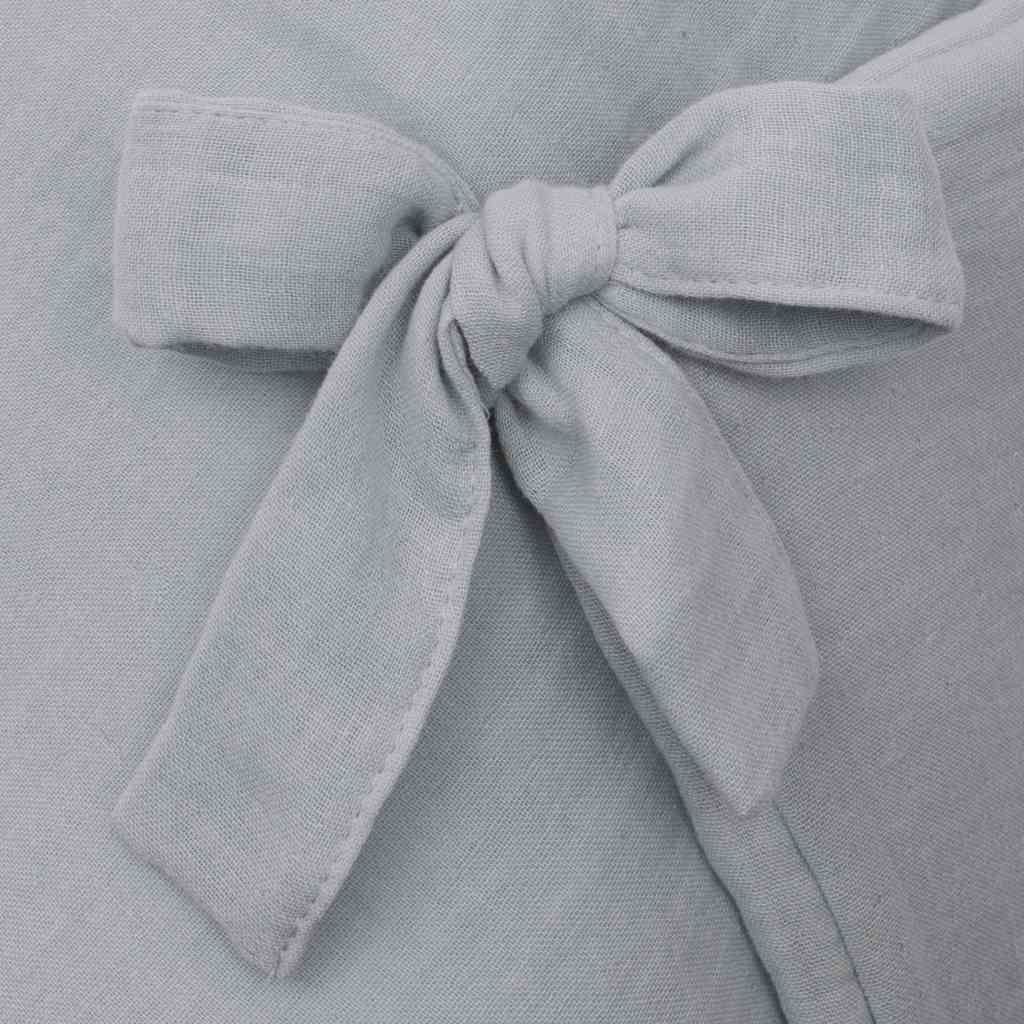 NEW BABY Mušelínová šněrovací zavinovačka světle šedá Bavlna/Polyester/Antialergické vlákno 75x75 cm - obrázek 2