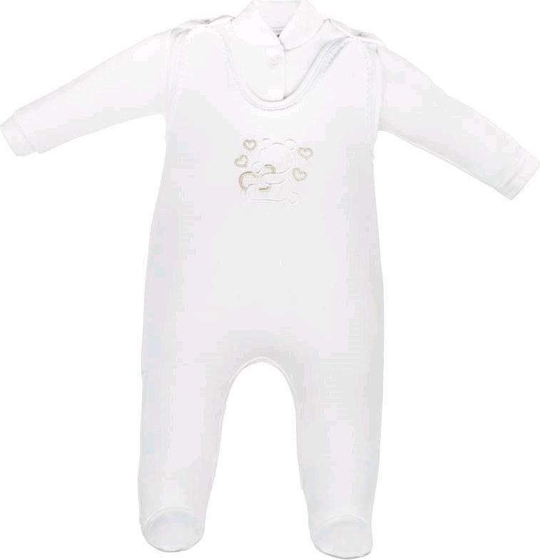 NEW BABY 4-dílná soupravička bílá Bavlna 56 (0-3m) - obrázek 2