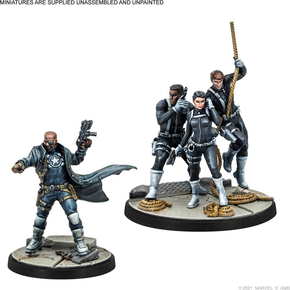 Atomic Mass Games Marvel Crisis Protocol Nick Fury & S.H.I.E.L.D. Agents - obrázek 2