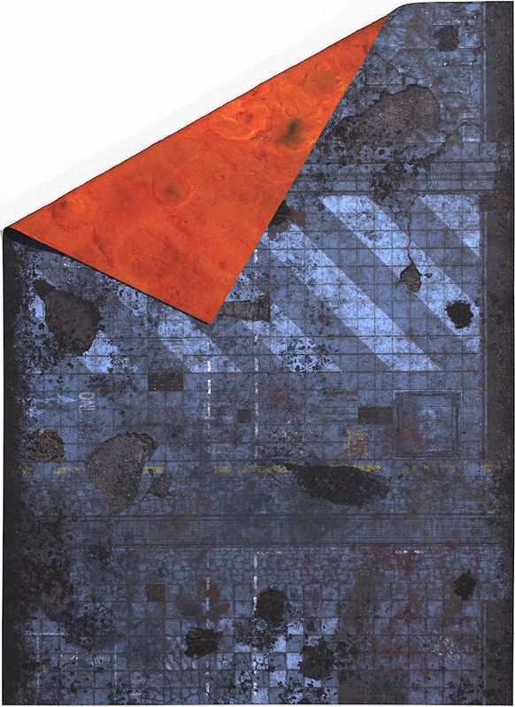 Gamemat.eu Oboustranná herní podložka 44"x60" (112x154 cm) - různé motivy Varianta: Hell on Earth and Swamp - obrázek 7