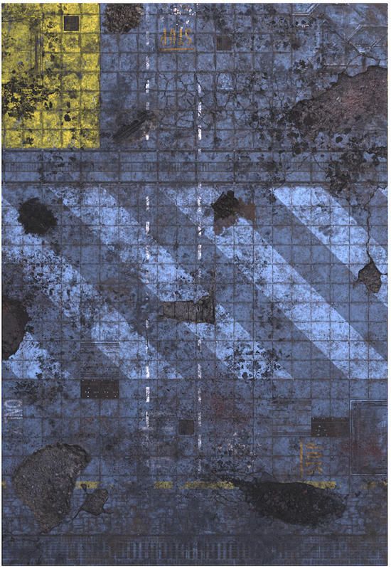 Gamemat.eu Herní podložka 44"x30" (112x76 cm) - různé motivy Varianta: Cyberpunk - obrázek 1