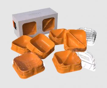 Lucky Duck Games X-Trayz - mističky na žetony Barva: Orange Set - obrázek 1