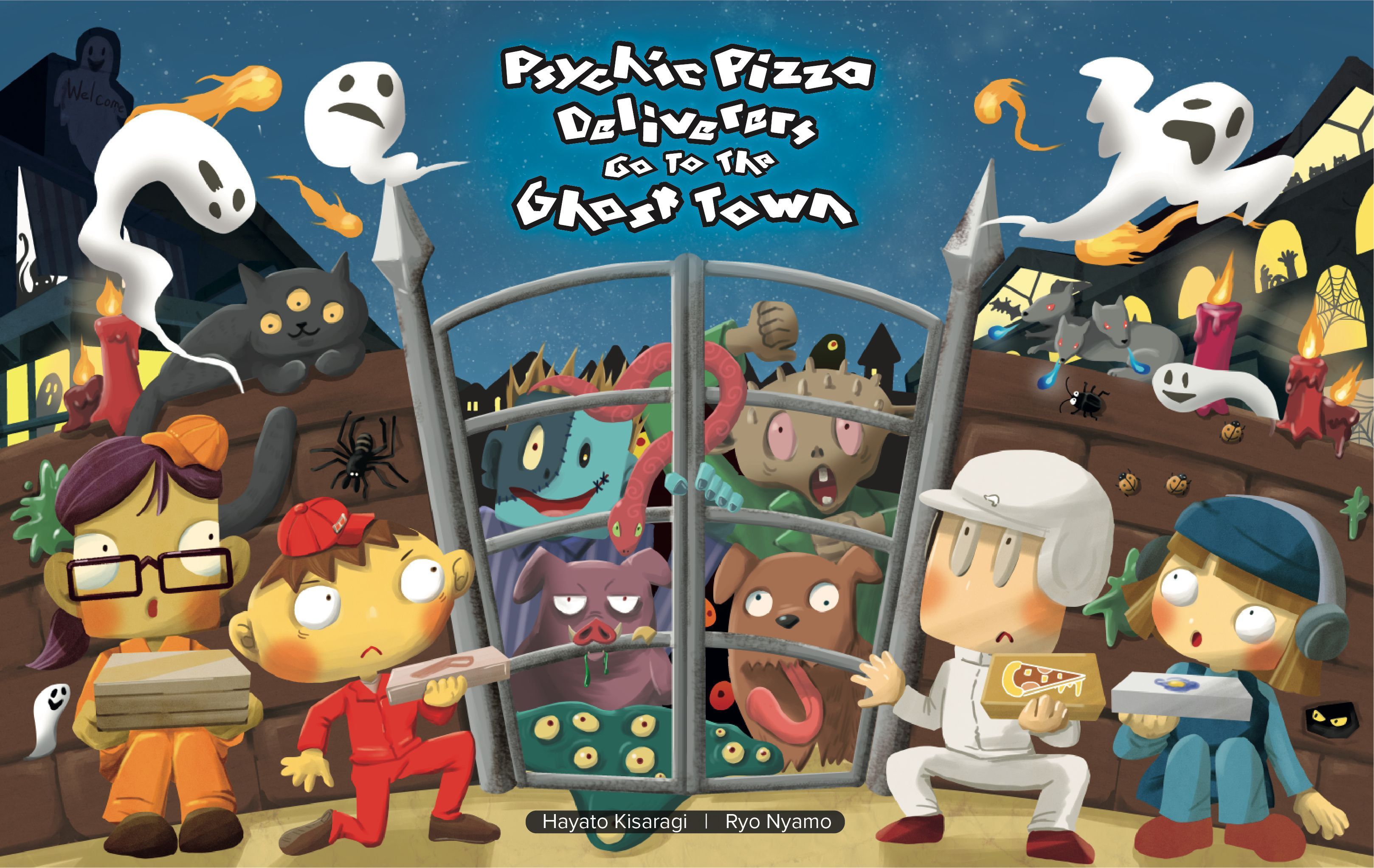 BoardGameTables.com Psychic Pizza Deliverers Go to the Ghost Town - obrázek 1