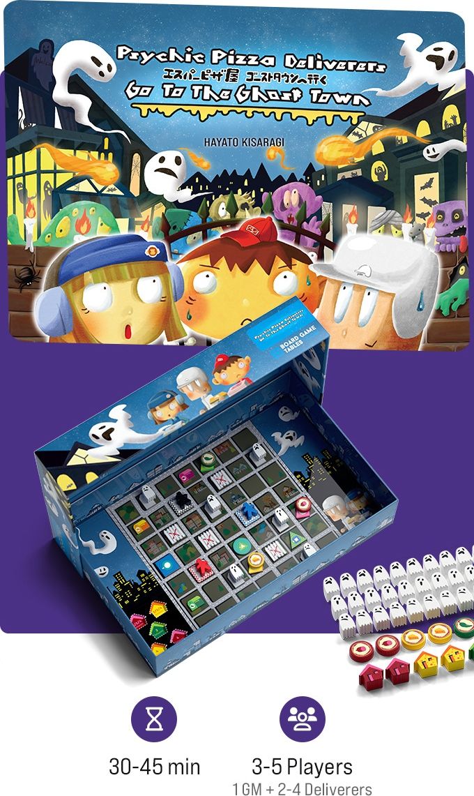 BoardGameTables.com Psychic Pizza Deliverers Go to the Ghost Town - obrázek 3