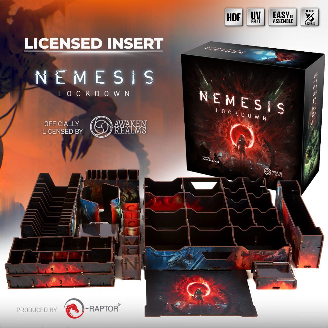 e-Raptor Nemesis Lockdown Core Box UV Print insert - obrázek 1