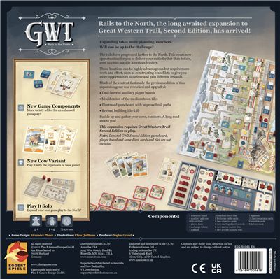 eggertspiele Great Western Trail: Rails to the North 2nd ed. - EN - obrázek 3