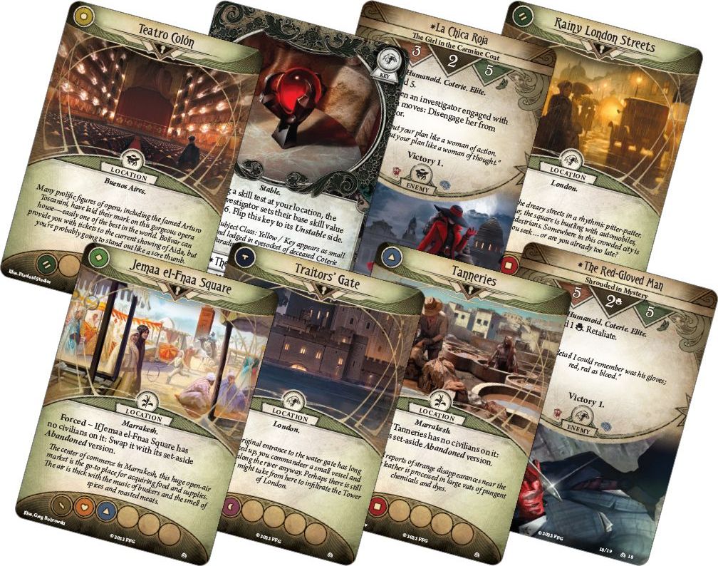 Fantasy Flight Games Arkham Horror LCG: The Scarlet Keys Campaign Expansion - obrázek 2
