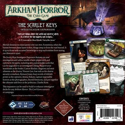 Fantasy Flight Games Arkham Horror LCG The Scarlet Keys Investigator Expansion - obrázek 3