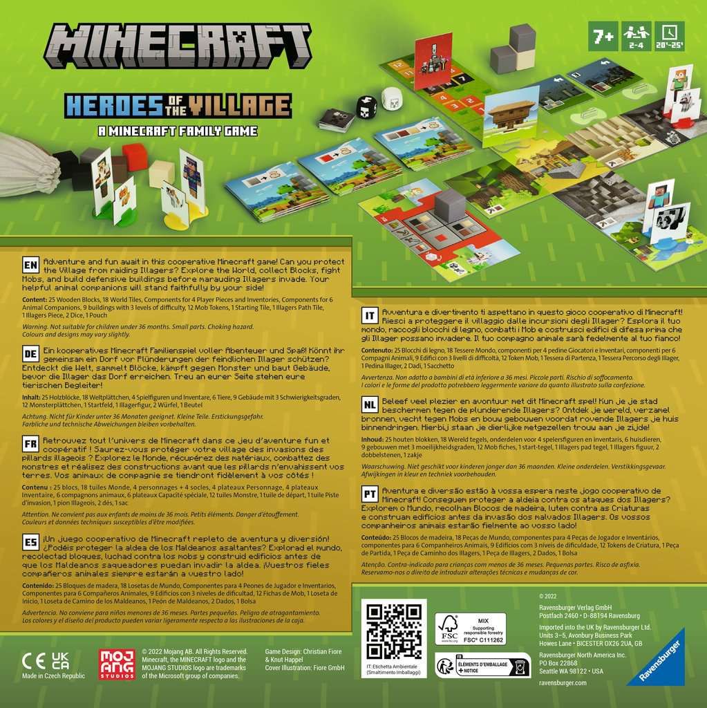 Ravensburger Minecraft: Heroes of the Village (EN/DE/FR/ES/IT/NL/PT) - obrázek 3